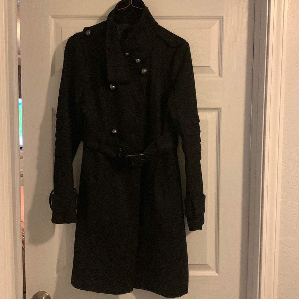 Long black coat